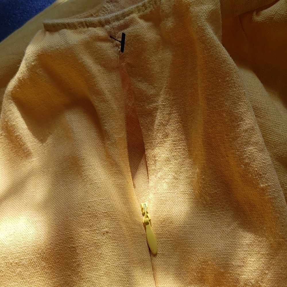 A.n.  day yellow dress Size 2 - Picture 16 of 16